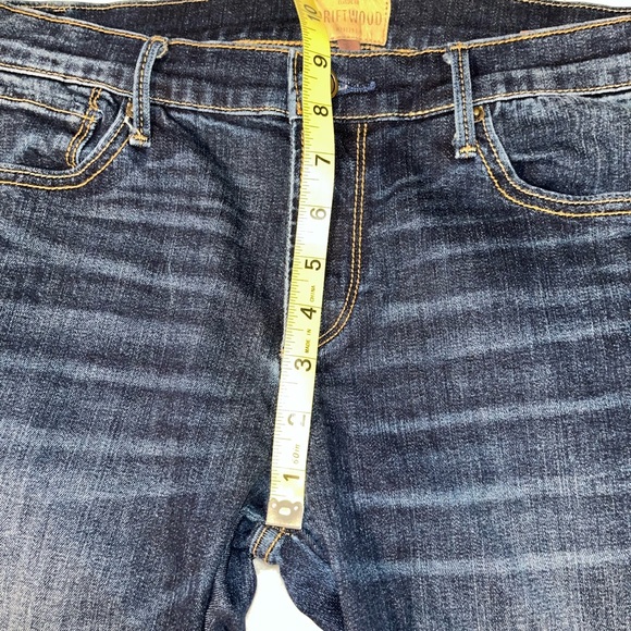 DRIFTWOOD Marilyn Jeans Chevron Embroidery Sz 28 - Picture 8 of 11